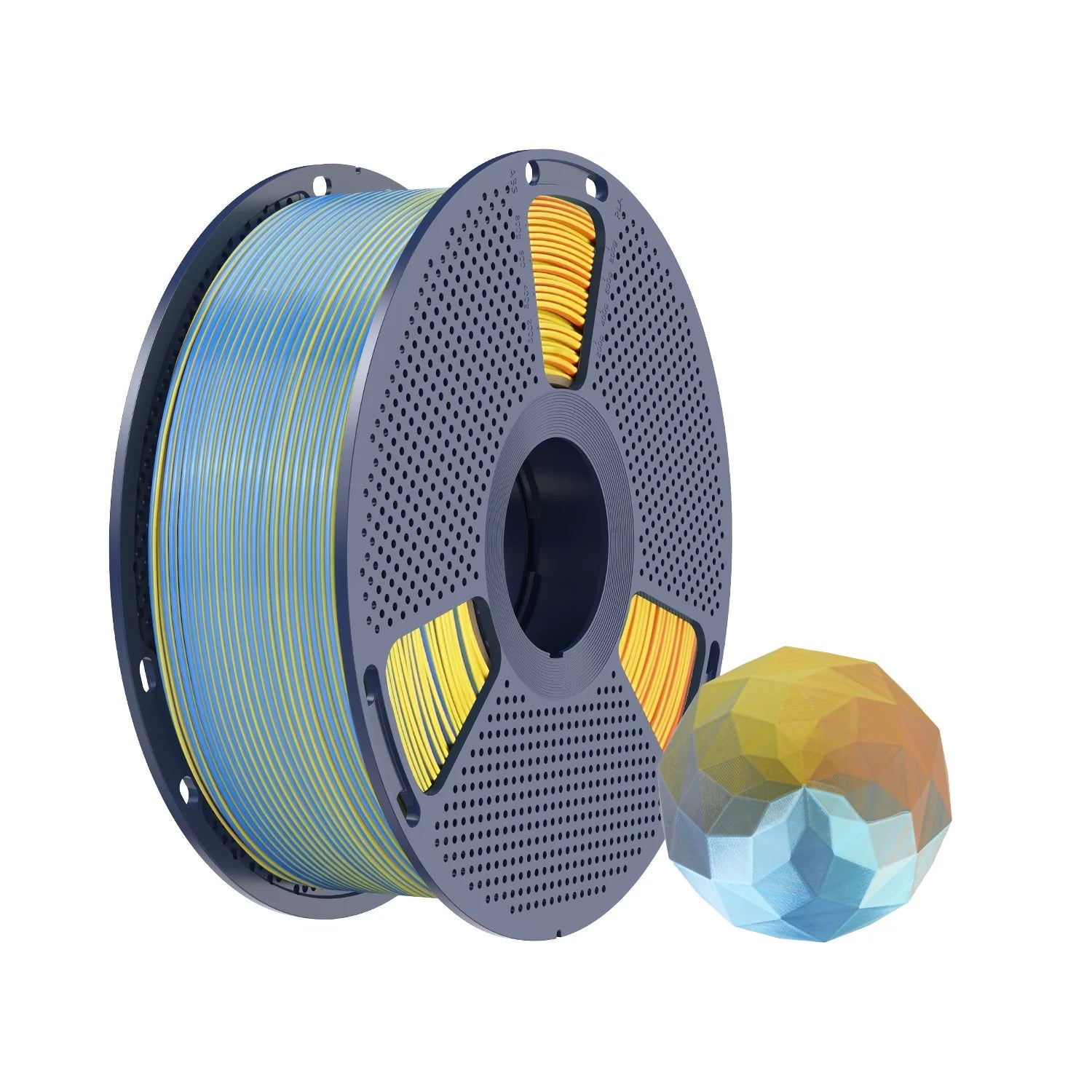 [MOQ: 3KG] Multi-Color SILK Filament(Dual-color, Tri-color and Four-color) 3D Printer Filament 1KG