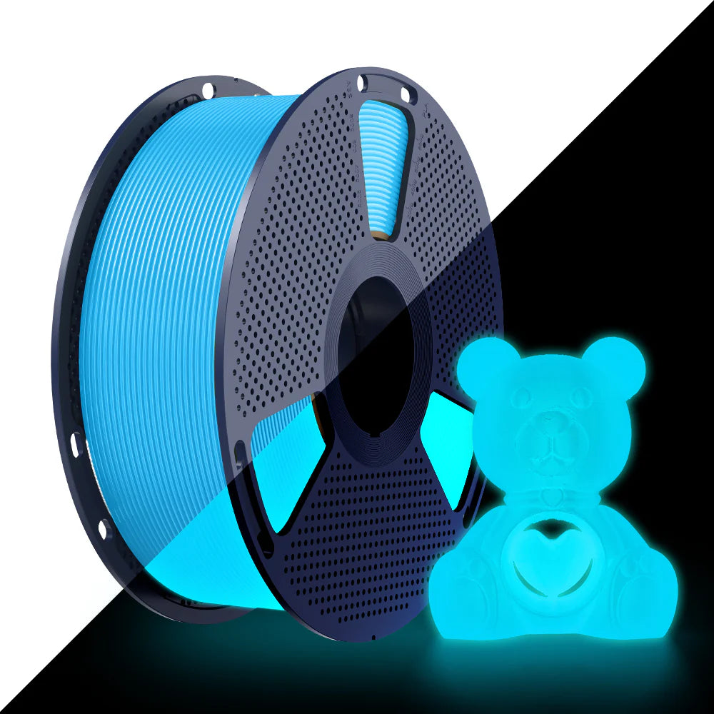 [MOQ: 3KG] Glow in The Dark (Luminous) PLA 3D Printer Filament 1KG