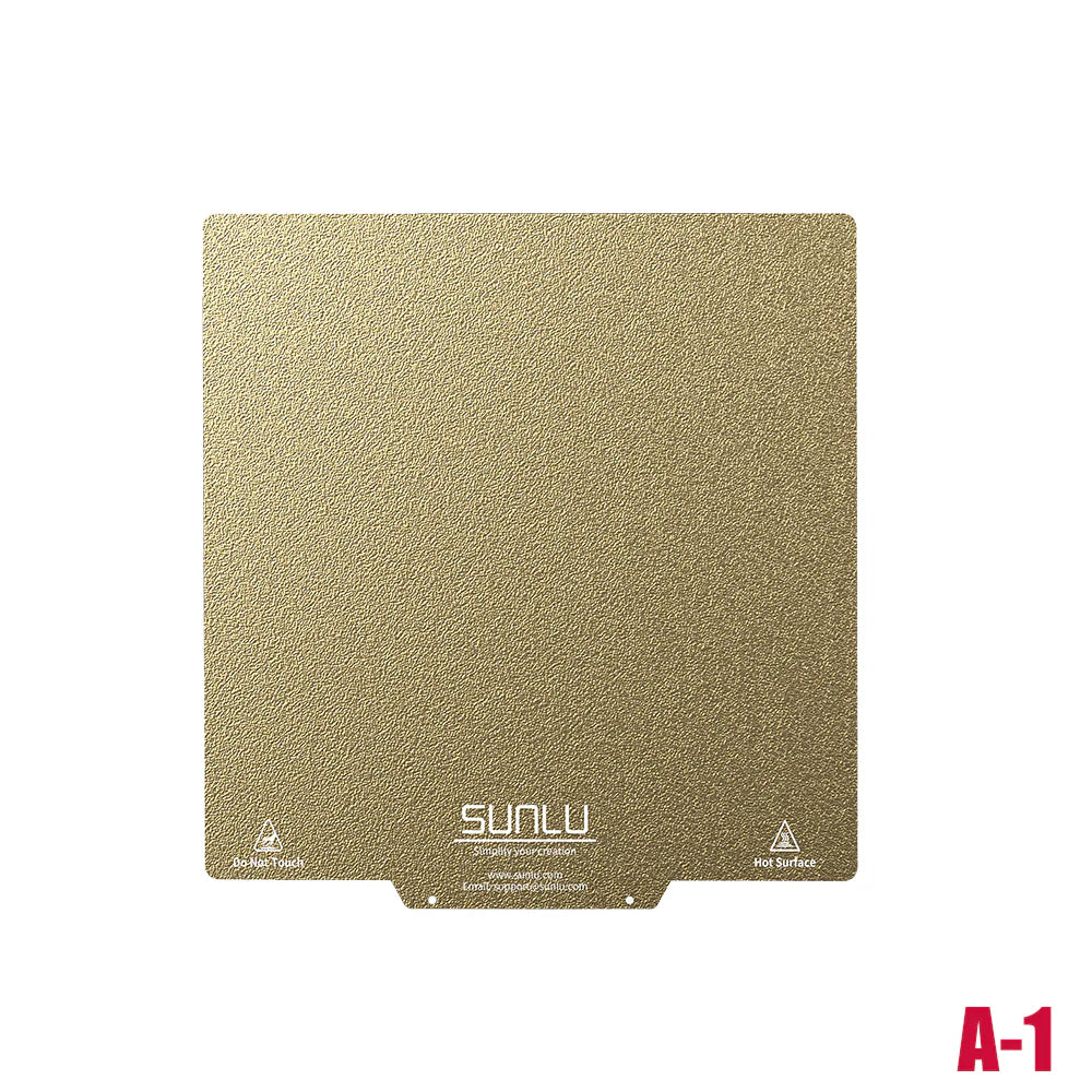 3D Printing PEI Build Plate, Spring Steel Frosted Build Surface, fits all FDM Printer with 235*235mm Build Size, 2A+1B